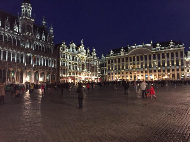 Brussels by night